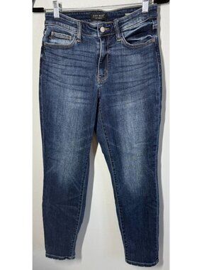 Judy Blue Boyfriend Fit Jeans Women 7/27 Medium Wash Relaxed Casual Straight Leg